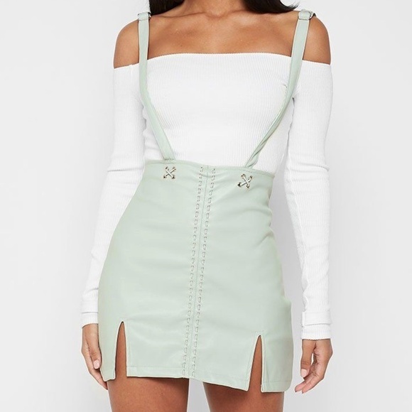 maniere de vior Dresses & Skirts - New Maniere De Vior vegan leather mini skirt